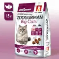 Полнорационный сухой корм для взрослых кошек крупных пород Зоогурман Big Cats, Птица/Mix 1,5 кг