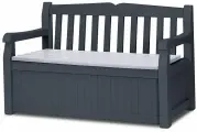 Скамья - сундук Keter Garden Bench (Eden) 265 л (графит)