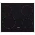 Электрическая варочная панель Indesit IRT 160 B 58 см, 4 конфорки стеклокерамика, черный