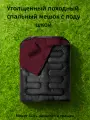 Утолщенный кемпинговый спальный мешок для двоих на открытом воздухе с подушкой, спальный мешок туристический, съемный