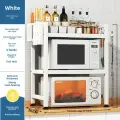 Выдвижная кухонная стойка, для микроволновой печи, многофункциональная, белая