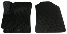 2 передних EVA/ЭВА/ коврика для NISSAN/ниссан/X-TRAIL/ИКС трэйл/Т31/2007-2014 г. в/с 3Д лапой/ черные соты с черным кантом