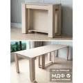 Стол-консоль трансформер Стол обеденный Раскладной МДФ Сатин