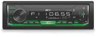 Автомагнитола ACV AVS-816BG 1DIN 4x50Вт (34494), Модуль Bluetooth, Эквалайзер, Аудиовход на передней панели