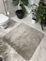 Коврик Natali's Carpets противоскользящий для ванной и туалета квадратный Микрофибра 180х180 см