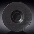 Тарелка Wilmax England глубокая 27 см SLATESTONE фарфор черный цвет