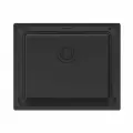 Мойка для кухни YUNI 54 UNI врезная / подстольная, цвет матовый черный, Paulmark, YU54-MBN
