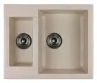 Мойка GRANICOM NOVELL Бьянка 595*495*200*145 мм (латте) (без сифона)