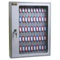 Шкаф для ключей Klesto SKB-65 на 65 ключа, серый, металл/стекло