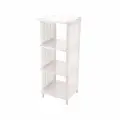 Этажерка напольная 4-х секционная Альтернатива «Лайт», цвет белый