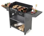 GRATAR Мангал Family Standart Grill FSG2000, 133.2×39.4×89.5 см, 2 мм, крышка, боковые полки