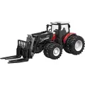 Радиоуправляемая модель фермерский трактор Korody KR6633B с вилочным погрузчиком Красный 3+