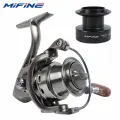 Катушка рыболовная MIFINE JUNIOR CARP 6000F, 8 подшипников, алюминиевая шпуля, фидерная, для спиннинга , для рыбалки