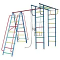 Спортивно-игровой комплекс Вертикаль А1+П, металл, до 150 кг, синий/красный/желтый/зеленый