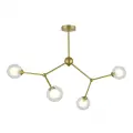 EVOLUCE SLE1106-203-04 Светильник подвесной Золотистый/Прозрачный, Белый G9 4*5W ARCUS
