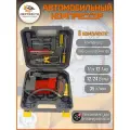 Автомобильный компрессор 35л/мин, 12В, в кейсе с набором инструментов и ремкомплектом