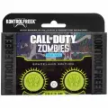 Накладки на стики для геймпада KontrolFreek Call of Duty Zombies \ 5 (2 шт) Зеленые (Фосфорные) (PS4)