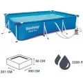 Бассейн каркасный прямоугольный Bestway Steel Pro 300x201x66 см 3300 л