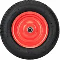 Колесо надувное 4,00-8 подшипник посадка 12x100 мм для садовой тачки WB6418-1 ECO WB-P207