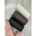 Нитки капроновые обувные для шитья 200м 3 шт(белая, коричневая и черная)