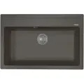 Мойка кухонная прямоугольная Флорентина Липси 770 Антрацит (20.440. E0770.302)