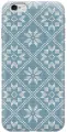 Силиконовый чехол на Apple iPhone 6s / 6 / Эпл Айфон 6 / 6с с рисунком Вязаный узор