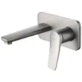 Смеситель Lemark Bronx LM3726GM для раковины, встраиваемый, латунь, графит