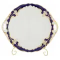 Тарелка для торта Leander. Соната Орнамент, кобальт 27 см.