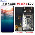 Oled для Xiaomi Mi Mix 3, ЖК-дисплей, преобразователь сенсорного экрана в сборе для Mi Mix3, запасные части для ЖК-дисплея для xiaomi mix 3, ЖК-дисплей Black middle frame