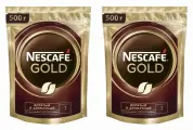 Кофе растворимый NESCAFE Gold, сублимированный, арабика, 2 x 500 гр