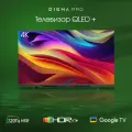 Телевизор QLED Digma Pro 55 QLED 55L Google TV Frameless черный/серебристый 4K Ultra HD 120Hz HSR DV