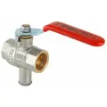 Кран шаровой 1 для подключения датчика температуры VALTEC