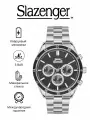 Наручные часы Slazenger, серебряный