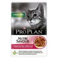 Корм для стерилизованных кошек и кастрированных котов Pro Plan Nutri savour, с уткой 18 шт. x 85 г
