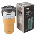Термоcтакан TYESO жёлтый 750 мл