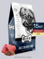 Gina Elite Dog Beef & Rice (Китай) 15кг сухой супер-премиум корм для собак с говядиной и рисом