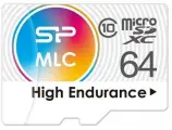 Флеш карта microSD 64GB Silicon Power High Endurance microSDXC Class 10 UHS-I U3 (SD адаптер), MLC