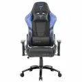Игровое кресло компьютерное ZONE 51 CLUBPOINT Black-Blue, черный/синий, искусственная кожа