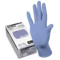 Перчатки смотровые Heliomed RN709, 50 пар, размер: L, цвет: светло-сиреневый, 1 уп.