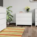 Комод для одежды и вещей белый с 3 ящиками domokomod 66*50*59