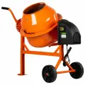 Бетономешалка электрическая Сибртех БСЛ-63, объем 63 л, 300 Вт, стальной перфорированный венец, 95469