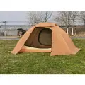 Палатка 2-х местная туристическая Д(60+150+60)*Ш230*В120cm/ 2-х местная палатка с тамбуром с Алюиминиевым каркасом