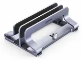Подставка UGREEN LP258 (60643-1) Vertical Laptop Stand (Dual-slot), вертикальная для ноутбука (для 2 шт), серебристый
