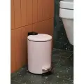 Мусорное ведро для туалета с педалью 3 л, пыльная роза, нержавеющая сталь