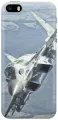 Силиконовый чехол на Apple iPhone SE / 5s / 5 / Эпл Айфон 5 / 5с / СЕ с рисунком Вираж самолета