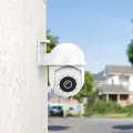 Камера видеонаблюдения HOCO D2 Outdoor PTZ HD Camera, IP65, 3MP, Wi-Fi 2.4G, IOS/Android, Поддержка micro SD/TF, Белый
