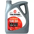Синтетическое моторное масло Takayama 5W-30 SN/GF-5, 4 л, 1 шт.