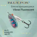 Блесна для рыбалки вращающаяся BLUE FOX Vibrax Fluorescent 3 /RT