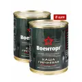 Каша гречневая с говядиной армейская Консервы мясорастительные Армия России Военторг 8 шт по 340 г