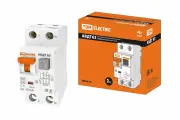 Автоматический выключатель 63 2Р(1Р+N) C6 30мА 6кА тип А TDM ELECTRIC